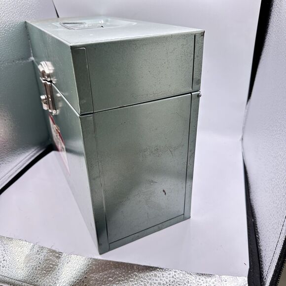 Vintage Hamilton Skotch Porta-File Skotch Kooler Portable File Cabinet No Key - Picture 6 of 9